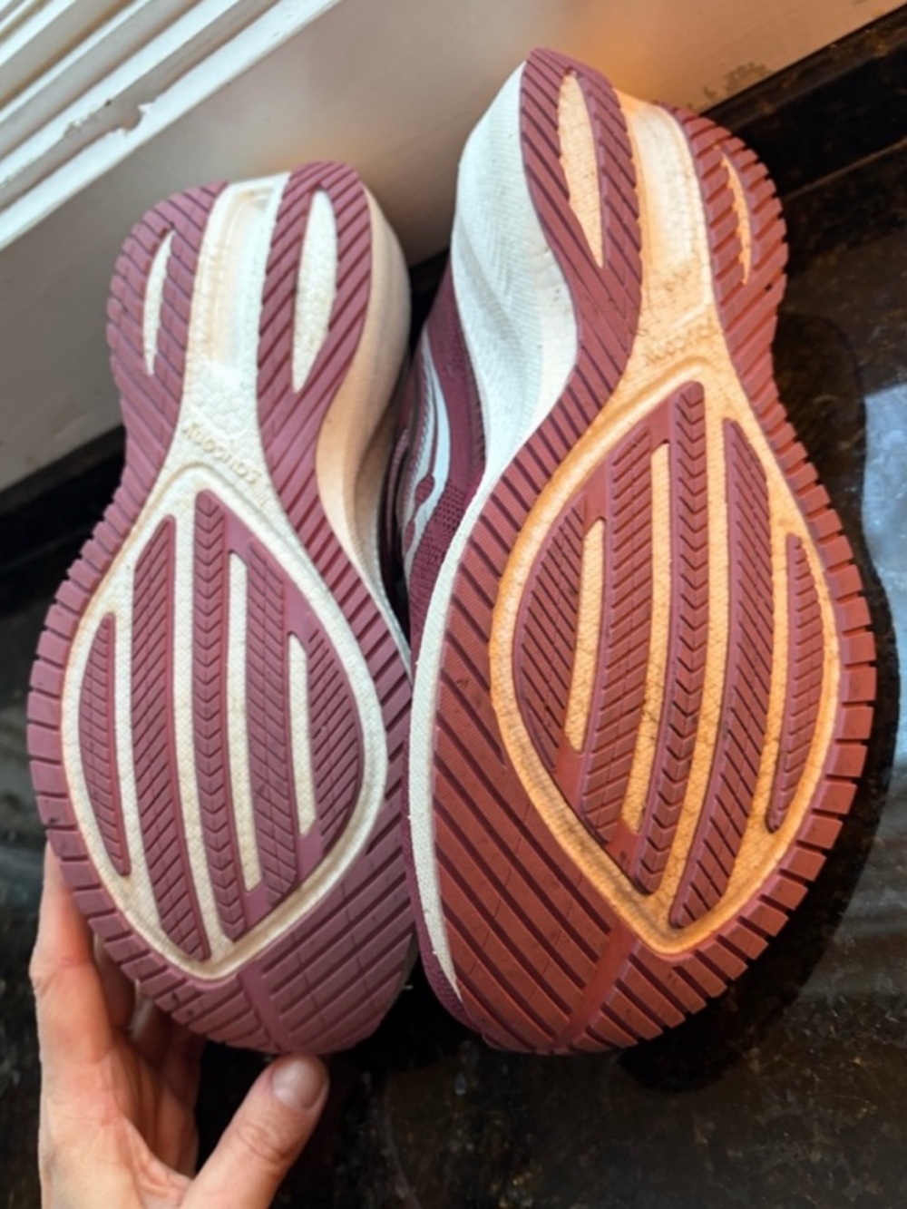Saucony Triumph Performance Running Sneakers - Burgundy - Picture 3 of 3